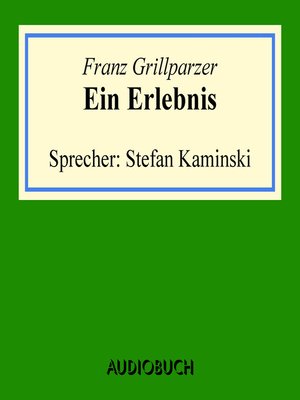 cover image of Ein Erlebnis